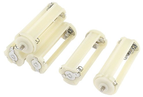 Aexit 5pcs support de cas de stockage de la batterie pour 3 x 1.5V piles AAA LW276222U451223S