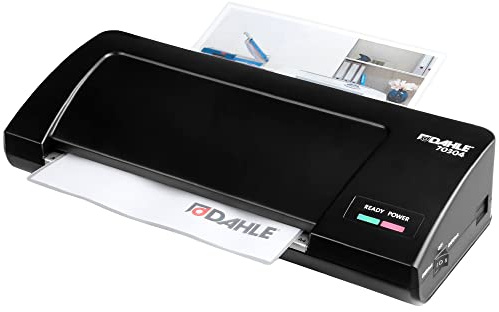 Dahle 70304 Laminiergerät (bis A4, Heißlaminieren, 30 sek. Aufheizzeit) Schwarz