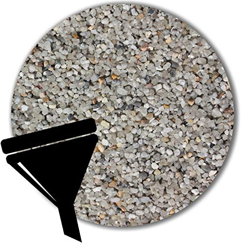 Anbobo Müller GmbH 25 kg Filtersand Filterkies hellgrau Filterquarzsand für Sandfilteranlagen Pool grau (2,0-3,15 mm)