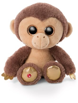 NICI Glubschis: El Original – Glubschis Hobson Mono de Peluche 25 cm – Lindos Juguetes tiernos – Muñeco Esponjoso con Grandes Ojos Brillantes – Peluches de zoológico para abrazar y Jugar