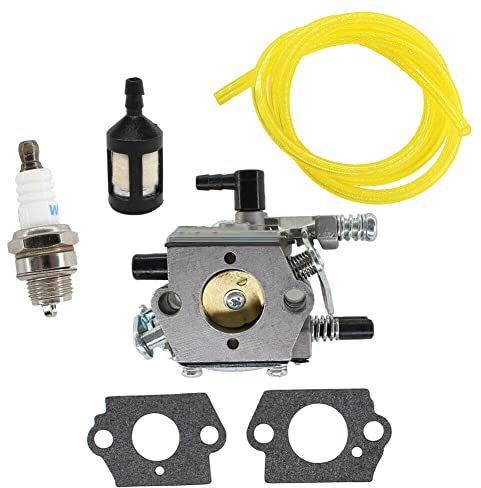 ABZEKH 1 Satz Vergaser for Fuxtec FX-KS146 FX-KS162 FX-KS155 CS6150 Kettensäge mit Dichtung Kraftstofffilterschlauch Zündkerze Leistung