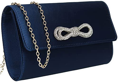 SwankySwans Damen Daphne Clutch-Tasche, Navy