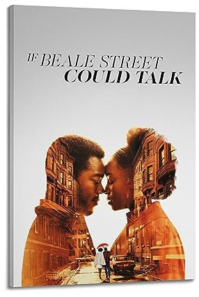 VZRSQZK Poster décoratif sur toile « If Beale Street Could Talk » - Poster mural décoratif et artistique moderne pour chambre à coucher - 20 x 30 cm