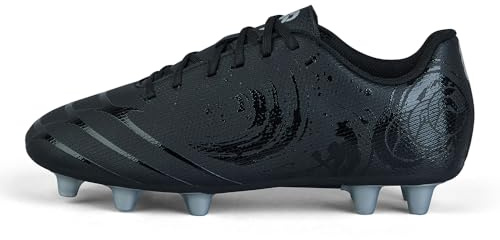 Canterbury Unisex Phoenix Genesis Team Stiefel, Schwarz/Silber-Metallic, 47 EU