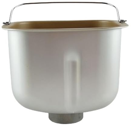 Molde para hacer pan, cubo de metal para mezclar pan, accesorios para máquina de pan con revestimiento antiadherente de grado alimenticio, pieza de repuesto multiusos para hornear pan, 7.7 x 5.8 x 6.5