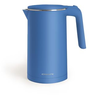 CREATE/KETTLE STUDIO PRO/Elektrischer Wasserkocher 1L Kobaltblau/Temperaturregelung, Warmhaltefunktion, Kabelaufbewahrungssystem, Abschaltautomatik, 1000W