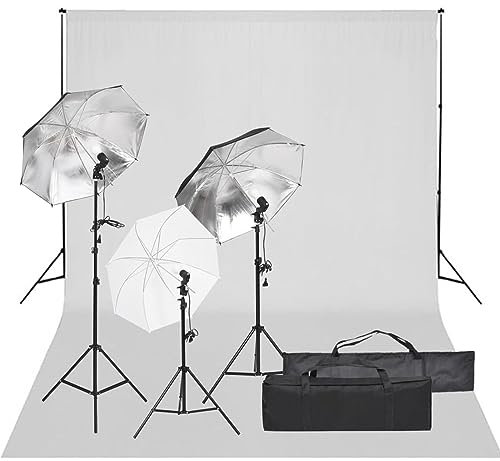 Lechnical Kit per Studio Fotografico con Set di Luci e Fondale,Studio Foto,Fotografia,Illuminazione e Studio,Luci e Flash da Studio -3094710