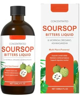 Líquido amargo de guanábana, con moringa y orégano favorece la digestión,1pcs