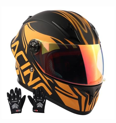 Barn Motocross Integralhjälm ECE-Godkänd Barn Dirt Bike ATV Gokart Hjälmar Scooter Hjälm Motorcykel Barnhjälmar Motorcykel 3-12 År 11,M/(49~50cm)