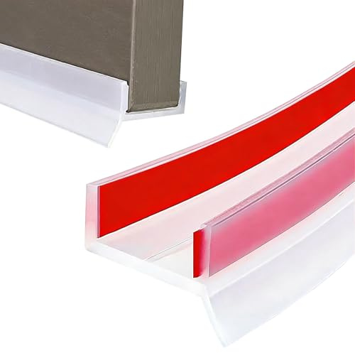 Sockelleiste Küche 5m, Gummilippe Dichtung Küchensockel für 15mm 16mm 17mm, Transparente Sockelblende Küchensockel Befestigung, Küchensockel Abdichtung Arbeitsplatte (transparent)