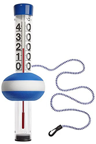 TFA Dostmann termometro per Piscine Neptun, 40.2003, per Piscine e laghetti, Comoda Lettura della Temperatura dell'Acqua, Grande, Facile da Leggere