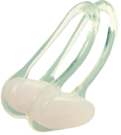 Speedo Unisex-Adult Universal Nose Clip | Kit Bag Swim Essentials Training Aids, Clear Pink, One Size