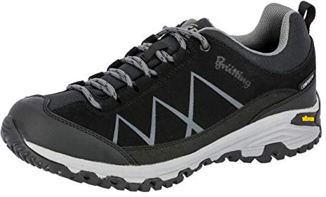 Brütting Unisex Kansas Trekking- & Wanderhalbschuhe, Schwarz Anthrazit, 42 EU
