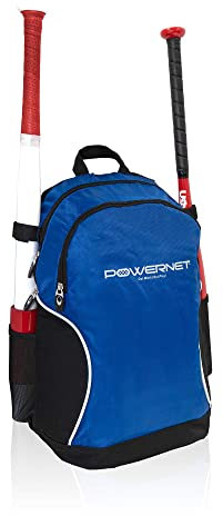 Powernet Baseball Softball Rucksack M, blau