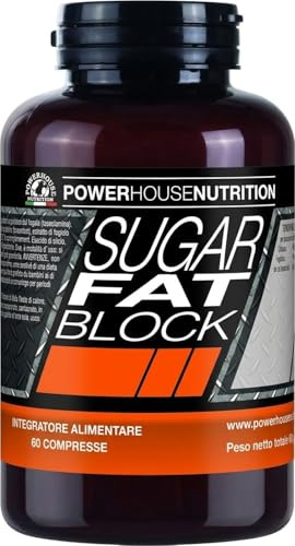 Chitosano per Grassi e Estratto di Fagiolo Bianco per Carboidrati, Powerhouse Nutrition, Integratore Alimentare per Metabolismo Lipidi e Carboidrati, 60 Capsule