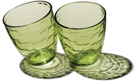 Pasabahce Vaso para agua y zumo (285 ml, 6 unidades), color verde