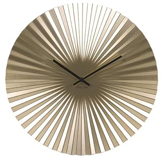 Karlsson KA5657GD Sensu Uhr, Wanduhr, Stahl, Gold, One Size