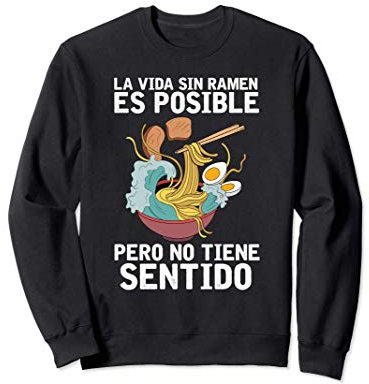 Amante De La Comida Japonesa Palillos Chinos Kawaii Ramen Sudadera