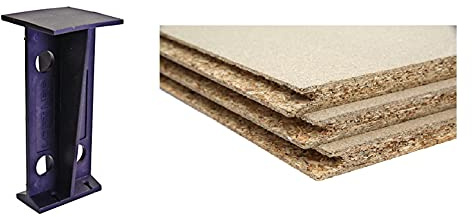 Arranwood Chipboard Loft Flooring Kit - (Flooring & Legs Included) maintains Thermal Integrity, 400mm Joist Spacing, Loft Area Covered 3.51m2