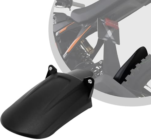 Motorrad kotflügel hinten, Motorrad schutzblech hinten, schmutzfaenger Motorrad hinten für Sur Ron Elektrofahrrad alle Modelle, schwarz