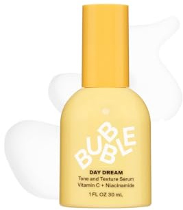 Bubble Skincare Day Dream Vitamin C Serum - Lightweight Hydrating Face Serum with Niacinamide + Ceramides - Helps Even Skin Tone & Improve Texture from Sun Damage - Summer Skin Care Essential (30ml)