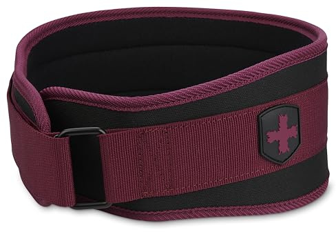 Harbinger 11,43 cm (4,5 tum) skumkärnbälte för stabilitet i nedre rygg och kärna, unisex, Merlot, Small