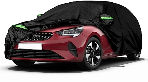 Autoabdeckung Wasserdicht für 2006-2025 Opel Corsa D E F 3/5-door Hatchback | Outdoor Auto Abdeckplane Vollgarage Autoplane Regen Sonne Staub Schutz Auto Abdeckung