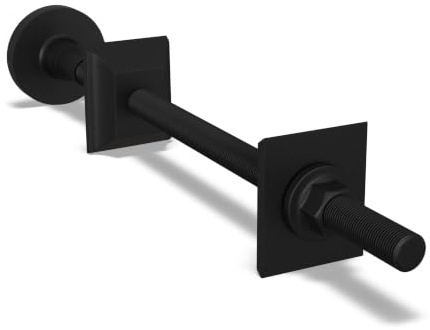 UK Radiators Wall Stay Bracket for Radiator - Brass Column Radiator Support | Black Finish - Solid Brass 260mm Wall Stay - Sturdy Support Bracket for Radiators, Easy Installation