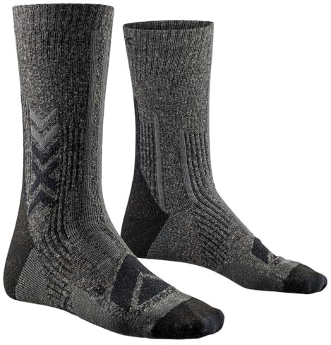 X-Socks® HIKE PERFORM MERINO CREW, BLACK/CHARCOAL, 45-47 EU
