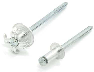 IERO - Rivetti a FIORE IERO Alluminio/Acciaio Testa Tonda 4.0x8.0mm - Box d