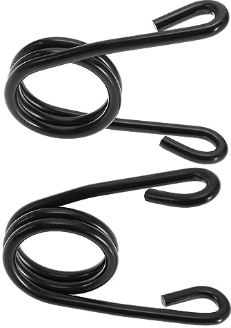 SG Store Lot de 2 ressorts de siège de moto, ressorts de siège de moto solo, ressorts de selle de moto Ressorts en acier fixes Accessoires de rechange pour moto, noir