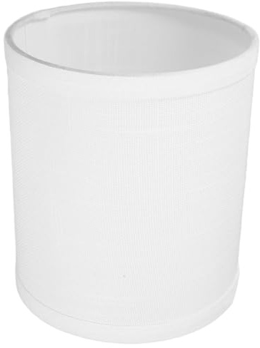 UKCOCO Lampenschirm E14 Stoff Trommelform 5.1 Zoll Zylindrisch Lampenschirm Ersatz Für Tisch- Und Stehlampe Schlafzimmer Wohnzimmer Dekor