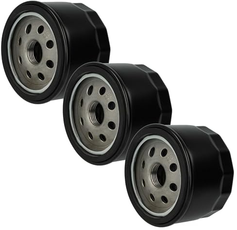 vhbw 3x filtro dell'olio compatibile con John Deere LTR166, 318, LT166, LTR155, LT155 motore per tagliaerba a benzina, pala caricatrice
