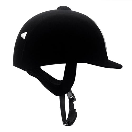 Chapeau d'équitation – Casque d'équitation respirant, rembourrage doux, couvre-chef de protection pour l'équitation, chapeau d'équitation réglable pour femmes et hommes, chapeau de sécurité équestre