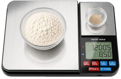 VIFERR Schmuckwaage, Mini Waage Grammwaage Digitale Taschenwaage Tragbare Klein Küchenwaage, Electronische Digitalwaage mit LCD Display, für Lebensmittel Schmuck