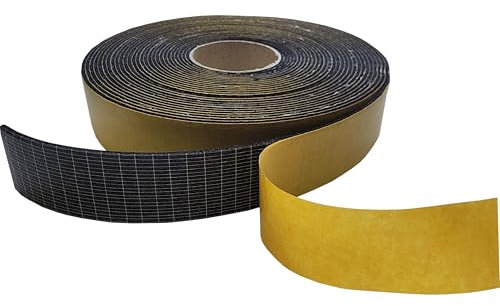 Ruban mousse isolation phonique thermique auto-adhésif 50 mm x 15 m pour portes fenêtres voitures climatisation bâtiment étanche durable facile à poser