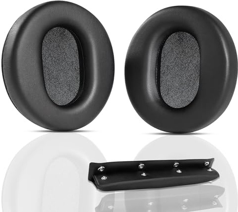 DT770 DT880 DT990 Ersatz-Ohrpolster und Kopfband für Beyerdynamic DT 990 Pro/DT 770 Pro/DT 770/DT990/MMX 300/Custom One Pro Plus Headset, Ersatz-Ohrpolster-Kissen Kompatibel mit DT 770pro DT990 pro