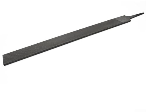 Zilimontt Entgraten Plus Raspel aus legiertem Stahl mit 20,3 cm, 25,4 cm, 30,5 cm, 35,6 cm, 35,6 cm oder 40,6 cm, flache Feile aus Karbonstahl für Metall plus Holzbearbeitung, mittlere Zahnung, Hand