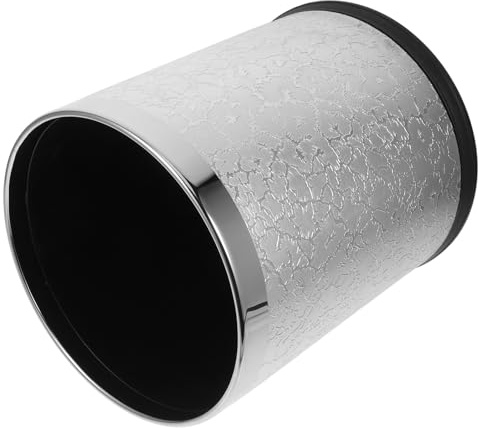 Artibetter Papelera Baño con Cubeta Extraíble Capacidad para Hotel Ktv y Hogar Estilo Retro Doble Elegante Contenedor Basura Cocina y Baño