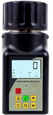 Misuratore di umidità for cereali con display LCD, analizzatore di umidità for 25 cereali, tra cui grano, soia, caffè e altro ancora. Ampia gamma