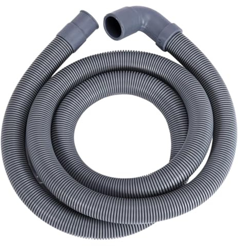 Tuyau de vidange Flexible en plastique PP, 1/1, 5/2M, for Machine à laver et lave-vaisselle, tuyau de vidange extensible(1.5m)