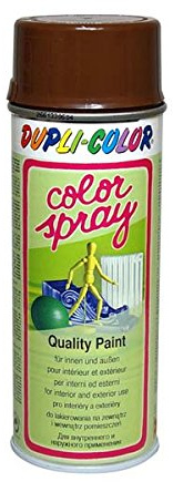 Dupli-Color 625770 Color-Spray, 400 ml, Nußbraun Glanz