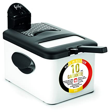 Frifri 1948B-friteuse (4,5 l/1,5 kg, noir, blanc, 3200W 29 cm 39 cm)