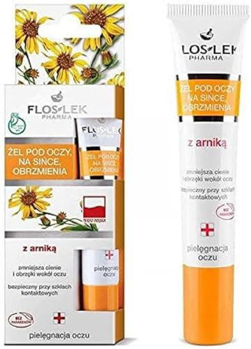 FLOSLEK Arnika Gel à l'arnica Bruies pour le gonflement des yeux 15 ml