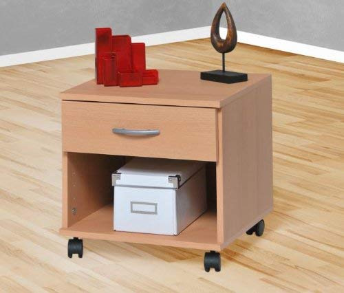 Möbeldesign Team 2000 Rollcontainer Bürocontainer Schubcontainer Nachtschrank buche -5