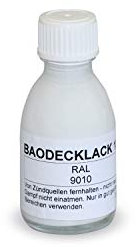 BAO Reparaturlack für Sockelleisten weiß (RAL 9010) - Inhalt: 30 ml
