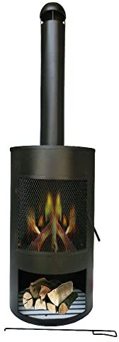 SenS-Line Drumpot Gartenkamin Gartenfeuer Kamin Terassenkamin