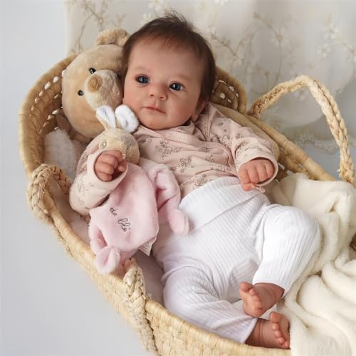 ZIYIUI Bambole Reborn Femmina Realistica Baby 46 cm Che Sembrano Vere Bambola Fatto a mano Corpo in cotone morbido Originali Dolls Toddler Bambina Bambolotti Bambini Maschio 18 Pollici