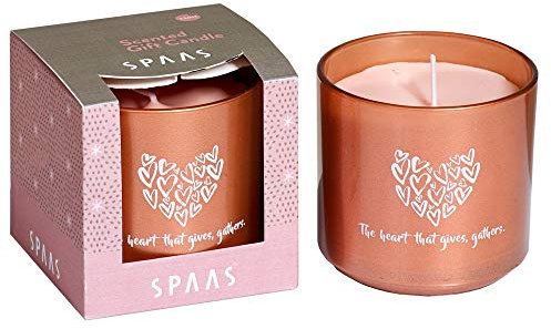 Spaas Candela profumata in vetro in confezione regalo inverno 25 ore Crystal Mornings