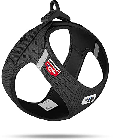 curli Clasp Air-Mesh Hundsele, svart, XS